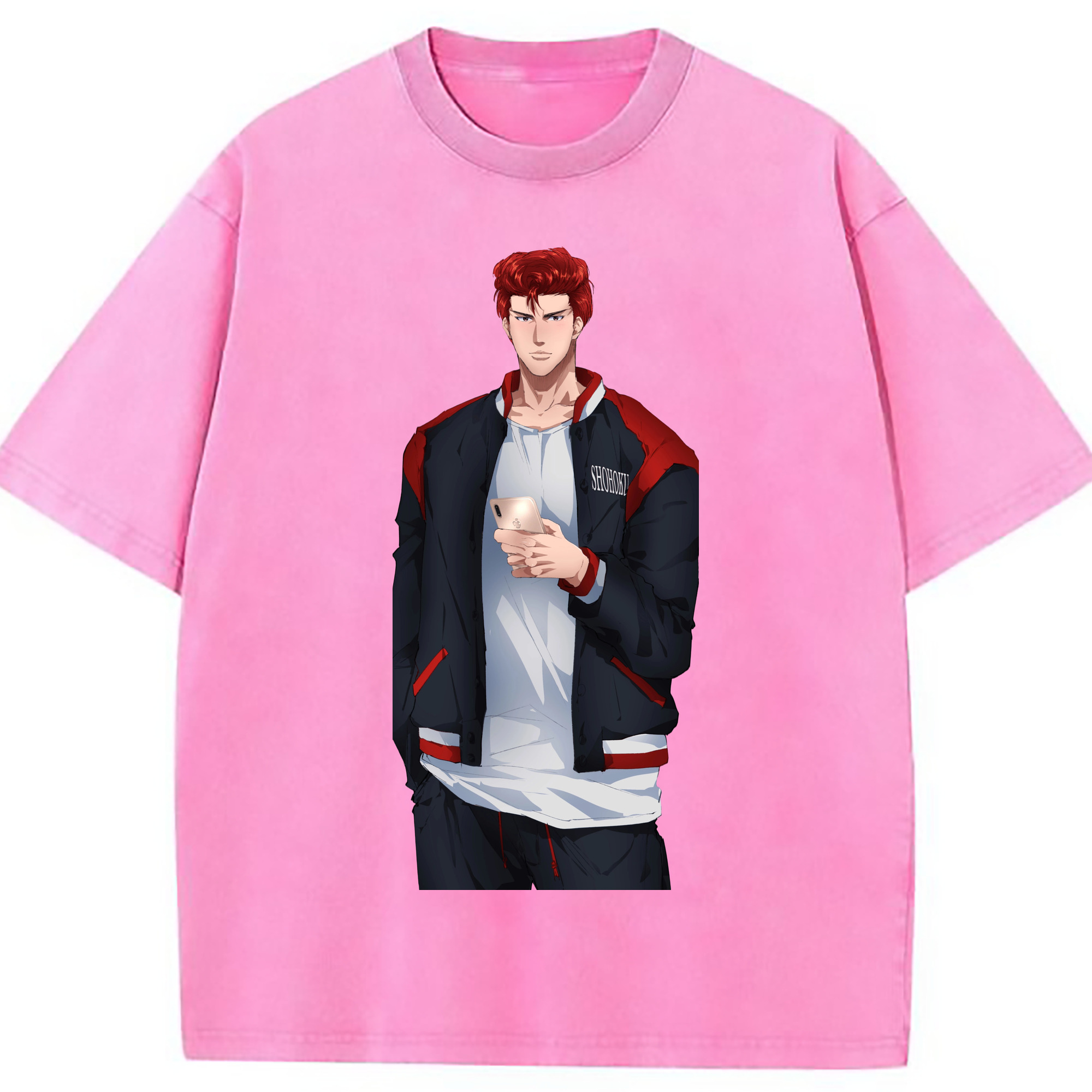 （画像用） SLAM DUNK／スラムダンク 綿100% ヴィンテージ風 半袖Tシャツ（フロントプリント）